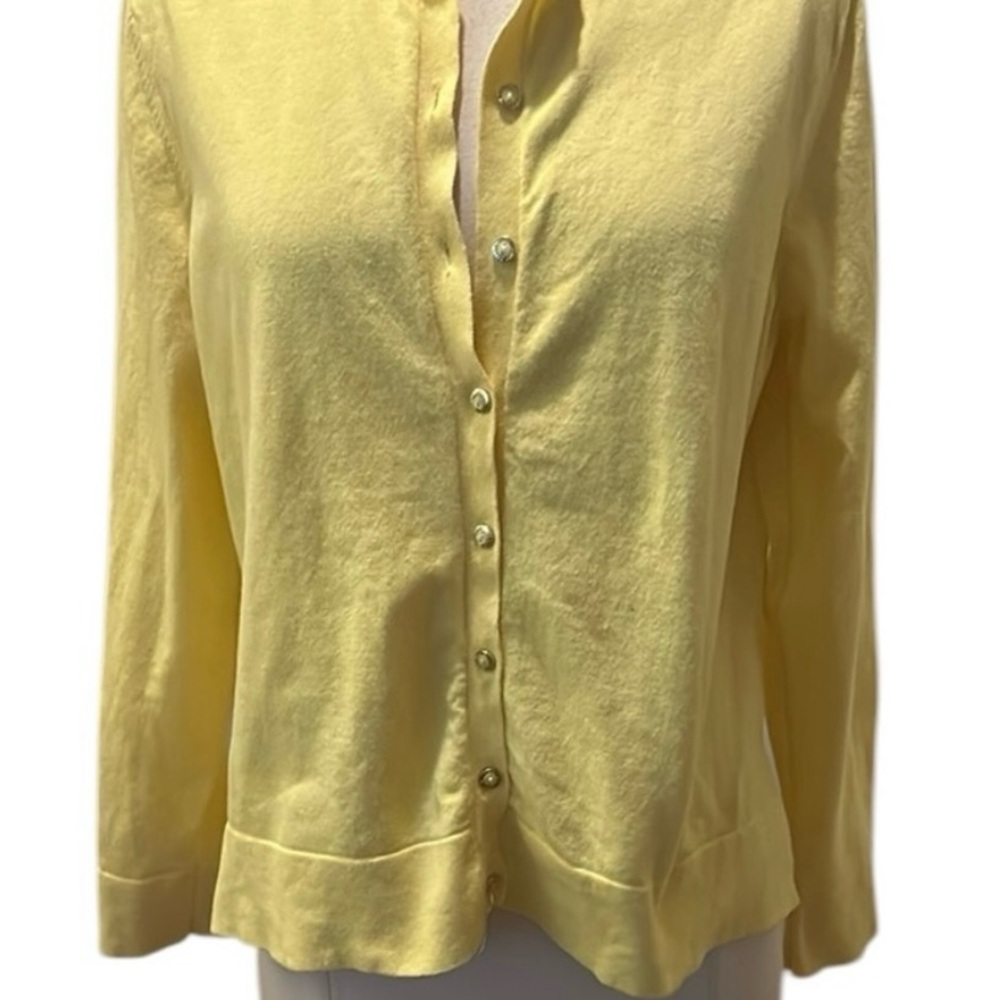 Issac Mizrahi Women's cotton cardigan sweater-Size medium